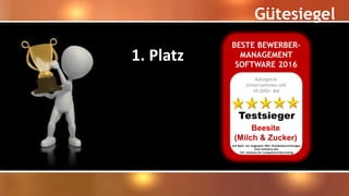 Gütesiegel
1. Platz
 