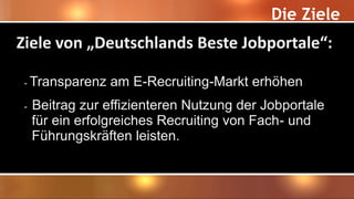 Die Organisatoren
Über Jobboersencheck.de powered by PROFILO:
Arbeitgeber und Bewerber zur richtigen und passenden
Jobbörs...