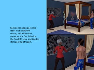 Sasha once again goes into
labor in an awkward
corner, and while she’s
preparing the first baby for
the handoff, Lexie and...
