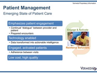 Patient ManagementEmerging State of Patient CareEngage & ActivateReinforce Behaviors