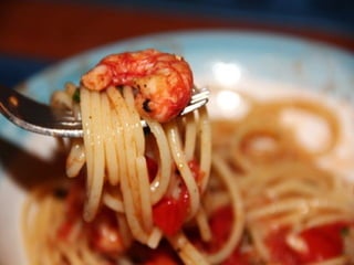 Vermicelli  con gamberi rossi