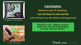 presentation on Vermicomposting (Turn Waste into Wealth) | PPTX