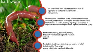 Earthworm Without Labelling Vermifiltration | PPTX