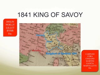 1841 KING OF SAVOY
CARPANO
CORA
CINZANO
MARTINI
GANCIA
MARTELLETTI
Etc.
DOLIN
NOILLY
LILLET
BYRR
Etc.
 