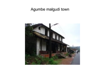Agumbe malgudi town 