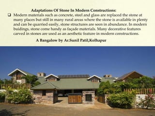 Vernacular arch and its adaptation in modern construction. | PPTX