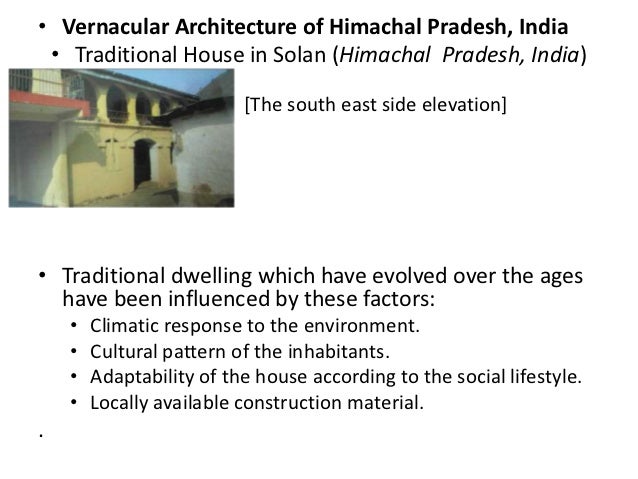 Vernacular Architecture