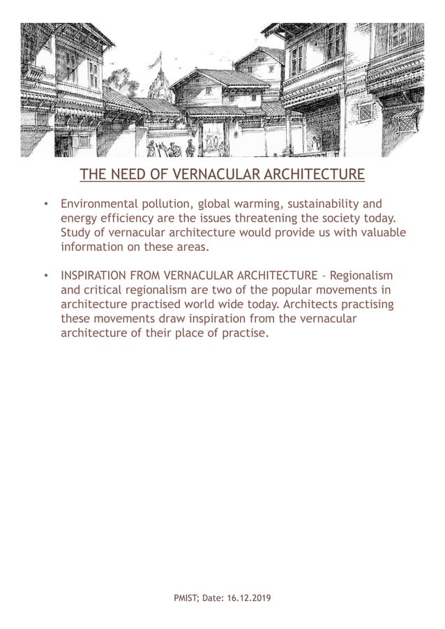 Vernacular architecture introduction | PDF | Houses | Real Estate