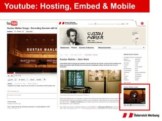Youtube: Hosting, Embed & Mobile 