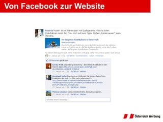 Von Facebook zur Website 