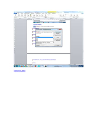 Selecionar Texto
 