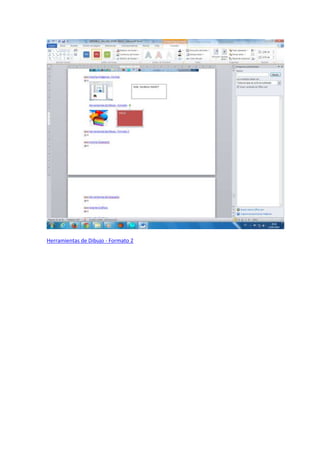 Herramientas de Dibujo - Formato 2
 