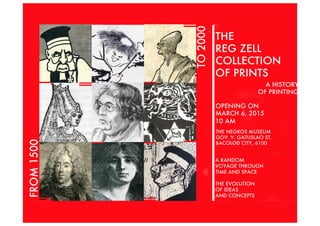 NEGROS MUSEUM - THE REG ZELL PRINT COLLECTION