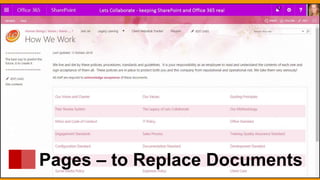 Pages – to Replace Documents
 