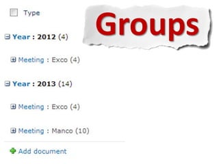 Groups
 