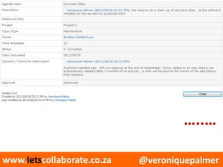 @veroniquepalmerwww.letscollaborate.co.za
…..…
 