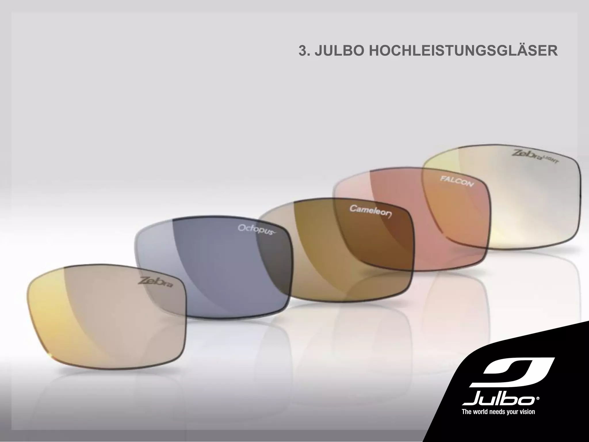 3. JULBO HOCHLEISTUNGSGLÄSER
 