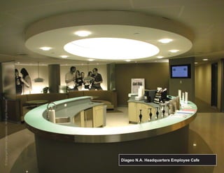 © Copyright Verrex Corporation. All Rights Reserved.
  Copyrigh Ver ex orporation Al R h
   op                                       e e ved.




  Diageo N.A. Headquarters Employee Cafe
 