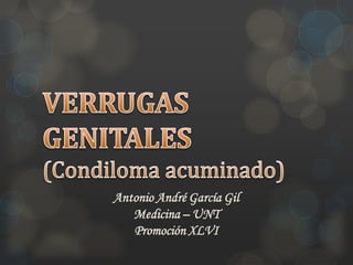 Antonio André García Gil
   Medicina – UNT
   Promoción XLVI
 