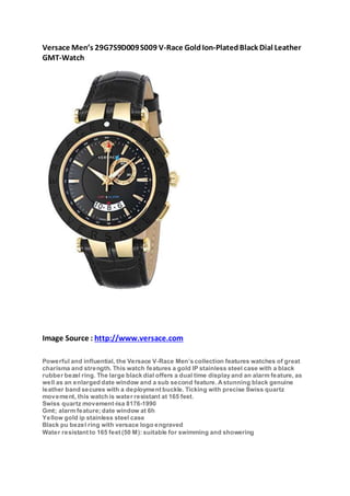 versace power watch