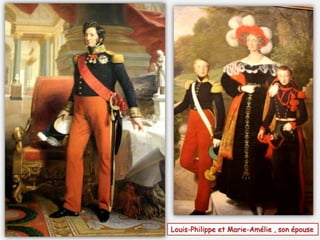 Louis-Philippe et Marie-Amélie , son épouse
 