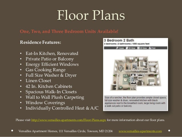 Versailles Apartment Homes Towson Md
