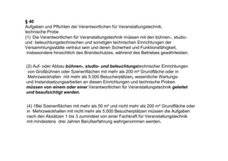 Versammlungstättenverordnung 2005