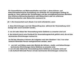 Versammlungstättenverordnung 2005