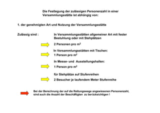 Versammlungstättenverordnung 2005