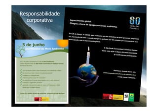 Responsabilidade
  corporativa
 