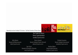 Apresentação São Paulo Convention & Visitors Bureau