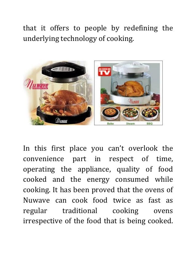 Versatile cooking with nuwave infrared ovens