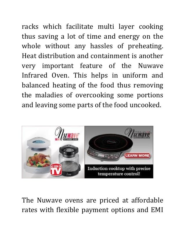 Versatile cooking with nuwave infrared ovens