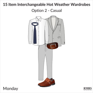 15-Item Interchangeable Hot Weather Wardrobes