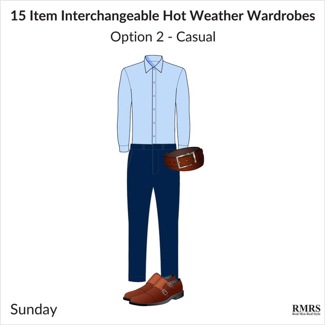 15-Item Interchangeable Hot Weather Wardrobes