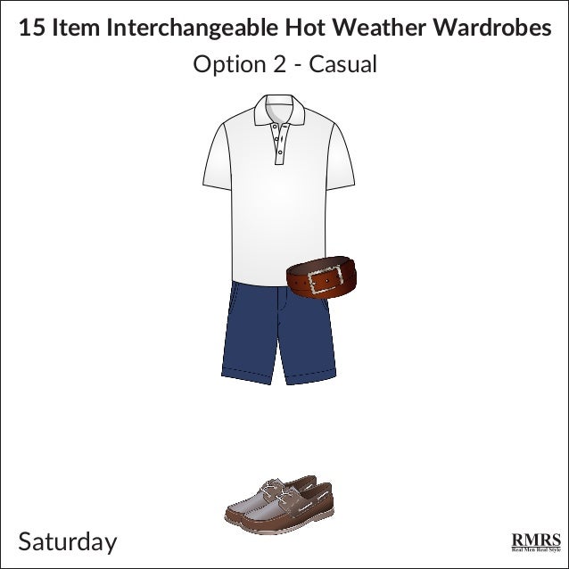 15 Item Interchangeable Hot Weather Wardrobes