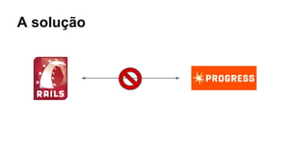 A solução
 