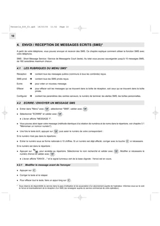Versatis 600 User Guide Fr