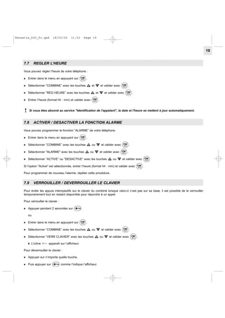 Versatis 600 User Guide Fr