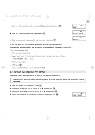 Versatis 600 User Guide Fr