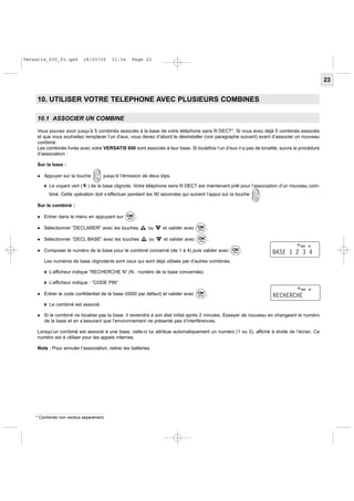 Versatis 600 User Guide Fr