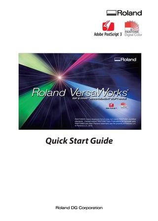 Versaworks manual | PDF
