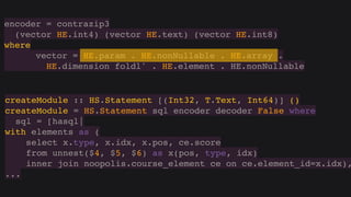 Hasql in practice (Russian)
