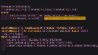Hasql in practice (Russian)