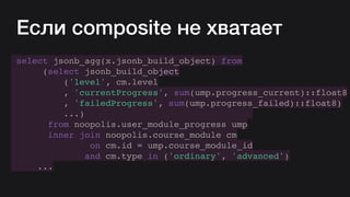 Hasql in practice (Russian)