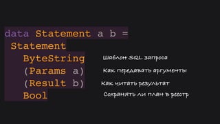 Hasql in practice (Russian)