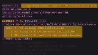 Hasql in practice (Russian)