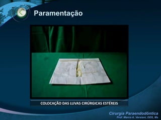 Planejamento CirúrgicoÁREA A OPERAR (DENTE - RAIZ)ESTRUTURAS ANATÔMICAS PRESENÇA DE LESÃO (local, nível da incisão, extensão)