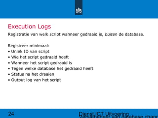Versiebeheer van database changes | PPT