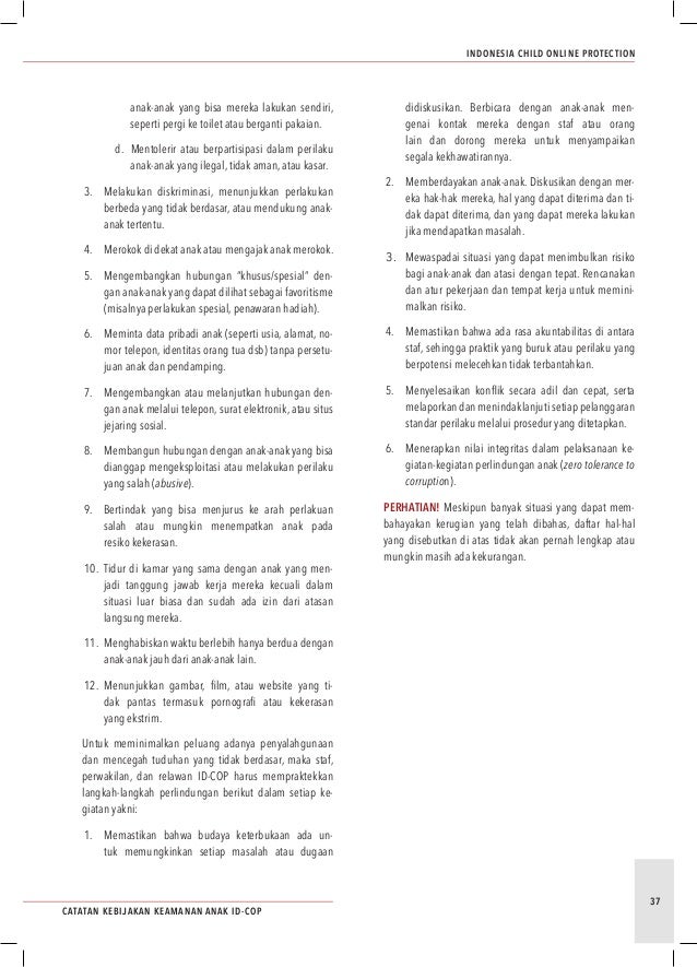 Kebijakan Keselamatan Anak Id Cop Kka
